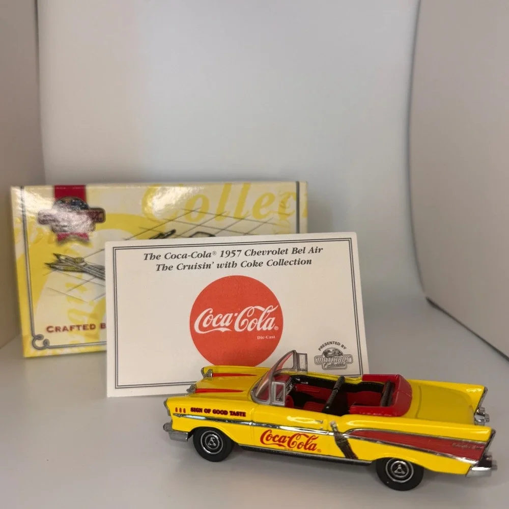 Matchbox Collectibles 1957 Chevrolet Bel Air Coca-Cola Die-Cast Yellow DYG02/B-M